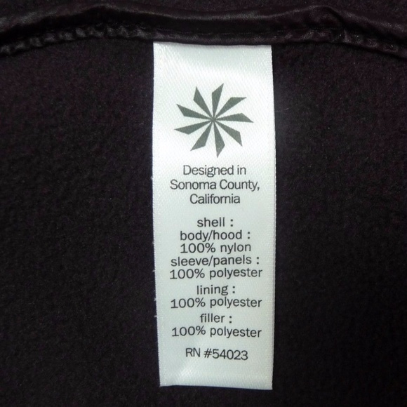 Athleta Vortex Wild Raisin XL Jacket Coat NEW - Picture 6 of 8