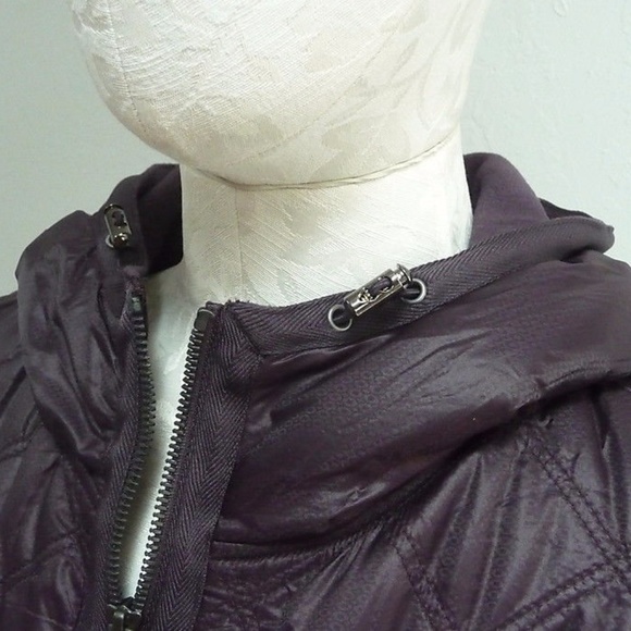 Athleta Vortex Wild Raisin XL Jacket Coat NEW - Picture 4 of 8