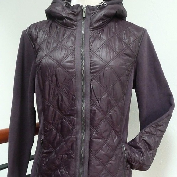 Athleta Vortex Wild Raisin XL Jacket Coat NEW - Picture 2 of 8