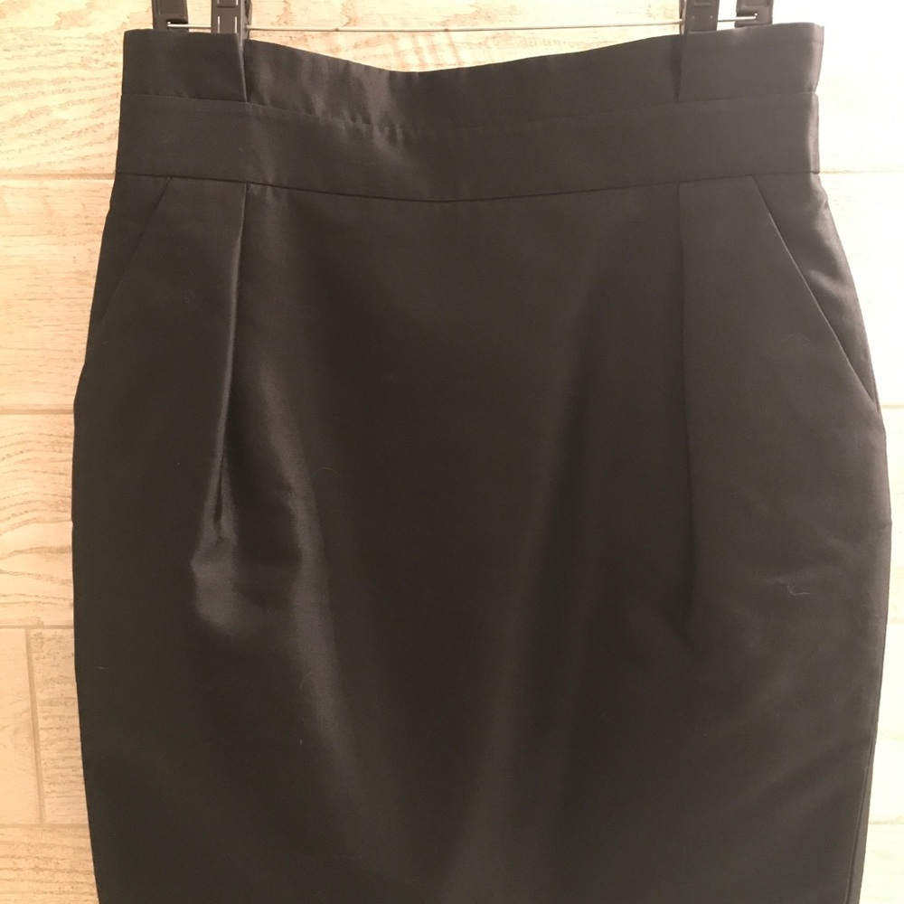 Kate  Spade black silk blend skirt