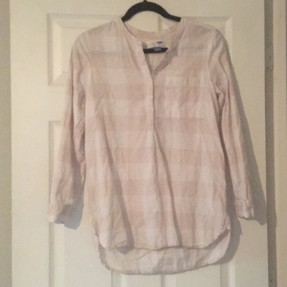 Checkered tunic.