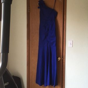 Blue prom dress
