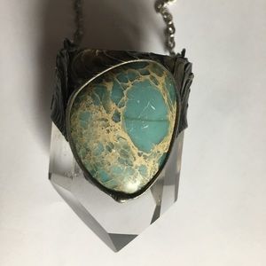 "The Sea Witch" Sea Sediment Jasper & Quartz