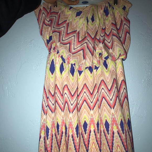 High-low, strapless dress - Picture 1 of 3