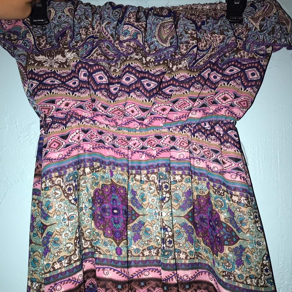 Strapless, high low dress