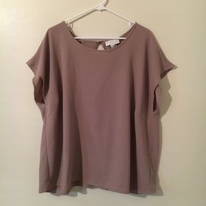 Plus Size Beige Blouse