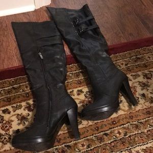 Over the knee boot