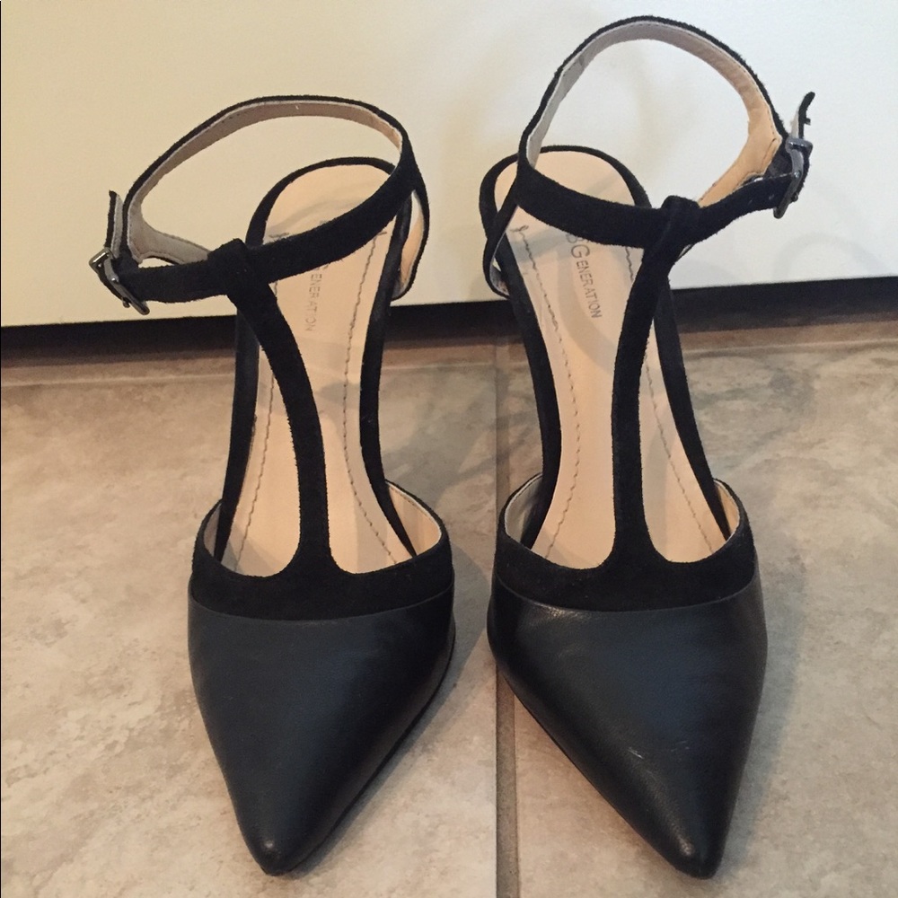 BCBGeneration T-Strap d'Orsay Heels