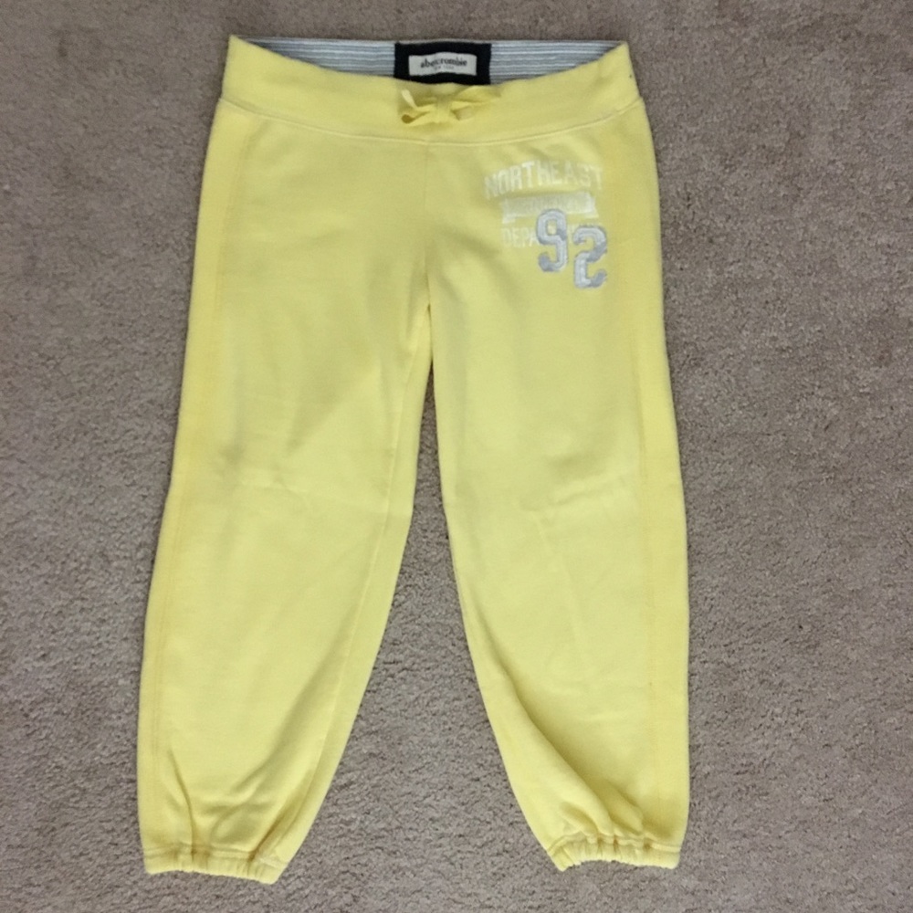 Abercrombie Kids Yellow Sweatpants