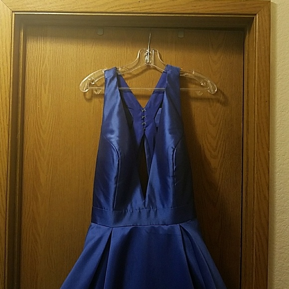 Sapphire Blue Ball Gown - Picture 3 of 5