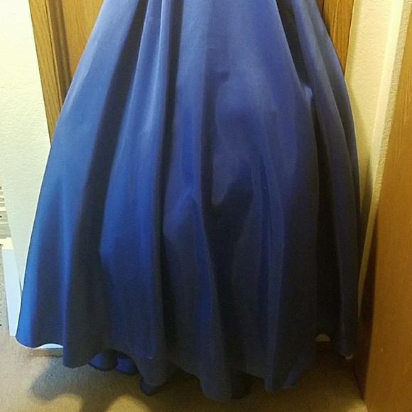 Sapphire Blue Ball Gown - Picture 4 of 5