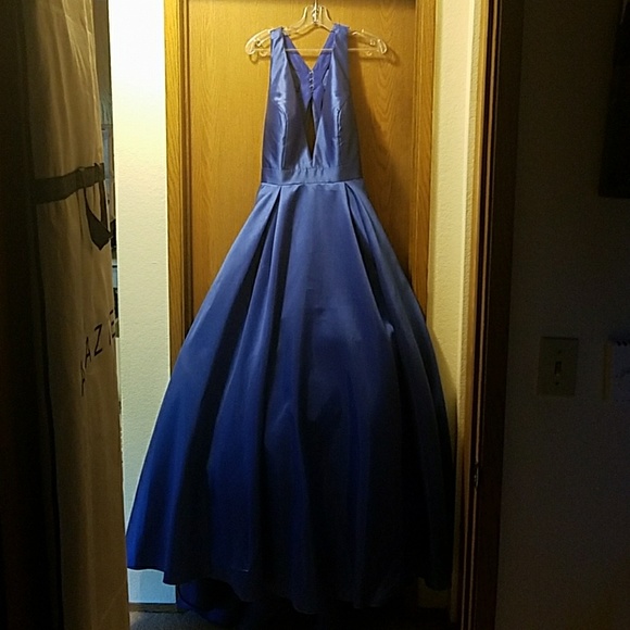 Sapphire Blue Ball Gown - Picture 5 of 5