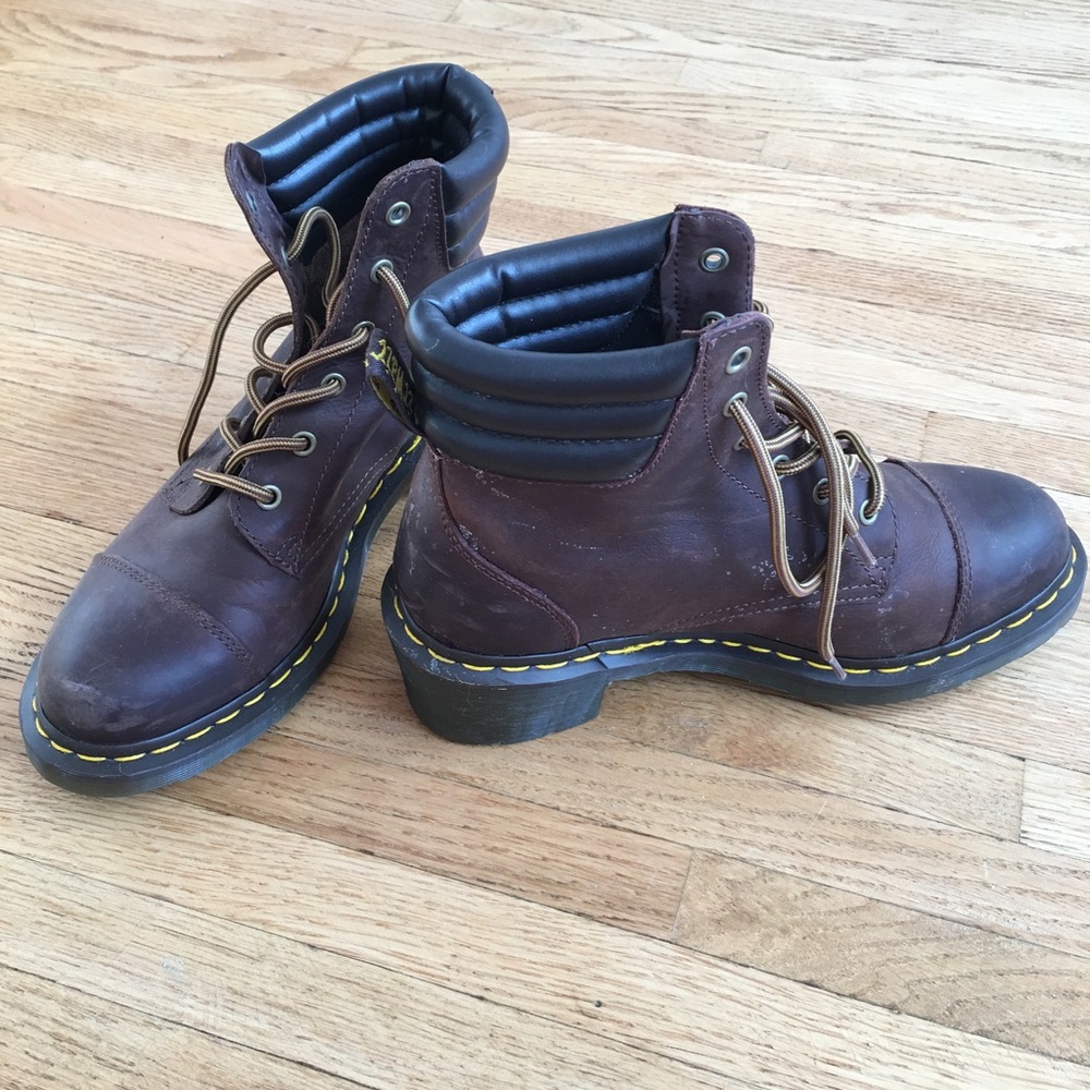 Dark Brown Dr. Martens Boots