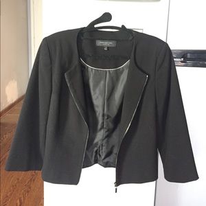 Cropped Black Blazer
