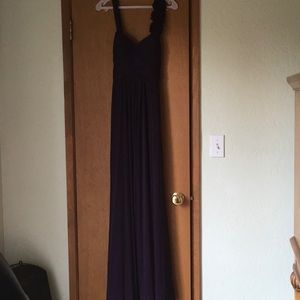 Purple bridesmaid/prom dress