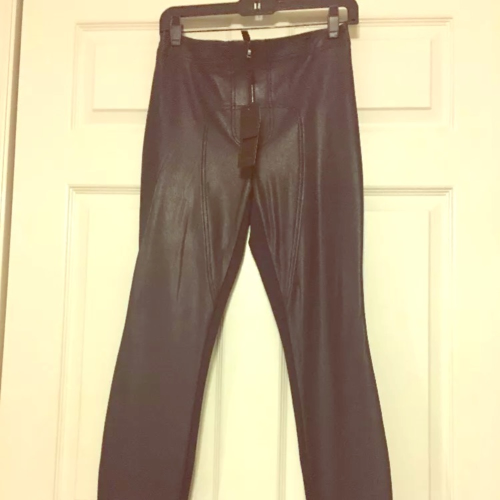 BCBG Maxazria Leather Leggings