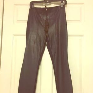 BCBG Maxazria Leather Leggings