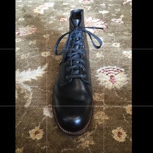 Wolverine 1000 Mile Boots Black Leather