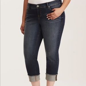 Torrid Medium Wash Boyfriend Jeans - Size 24