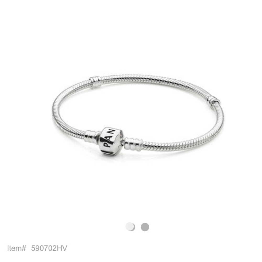 Sterling silver pandora clamp bracelet!