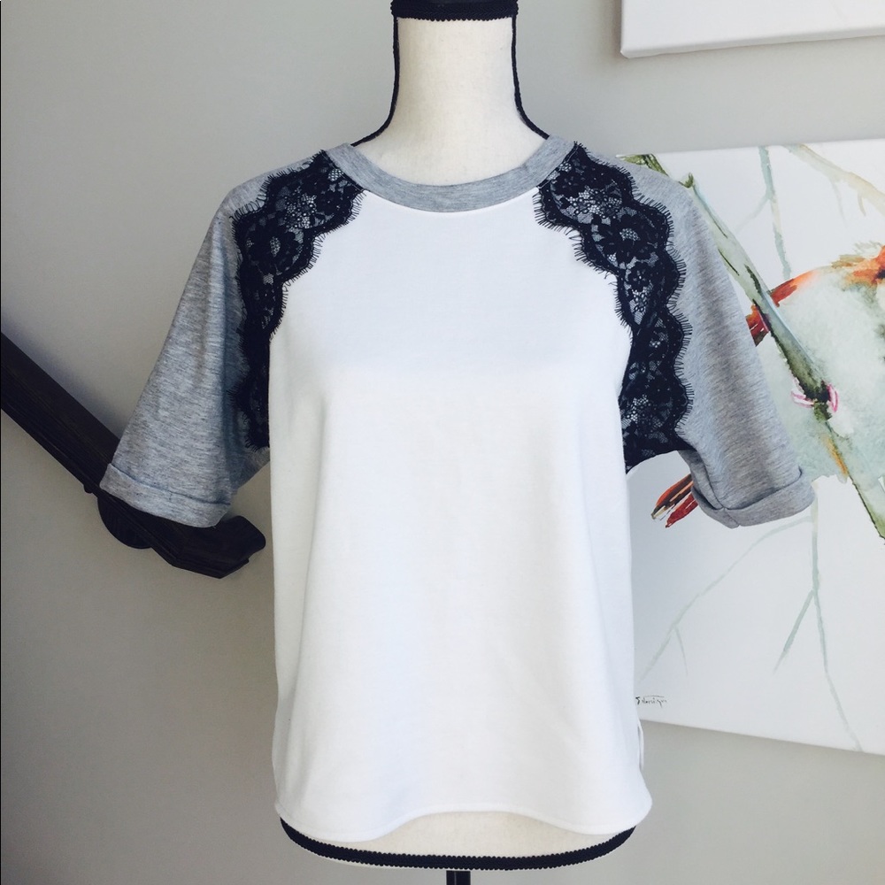 Old Nave Lace Top
