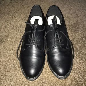 Black oxfords