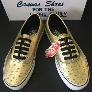 Authentic Gold 50th Anniversary Vans