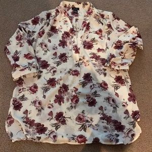 3/4 sleeve blouse