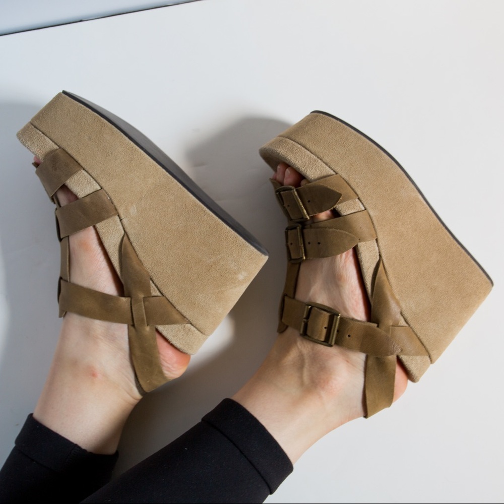 ❌DONATED❌ Jeffrey Campbell Leather Suede Platforms