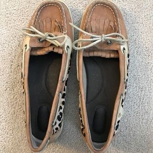 Cheetah sperry top-siders