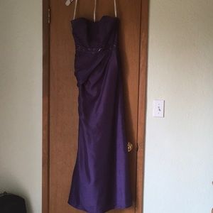 Purple prom dress