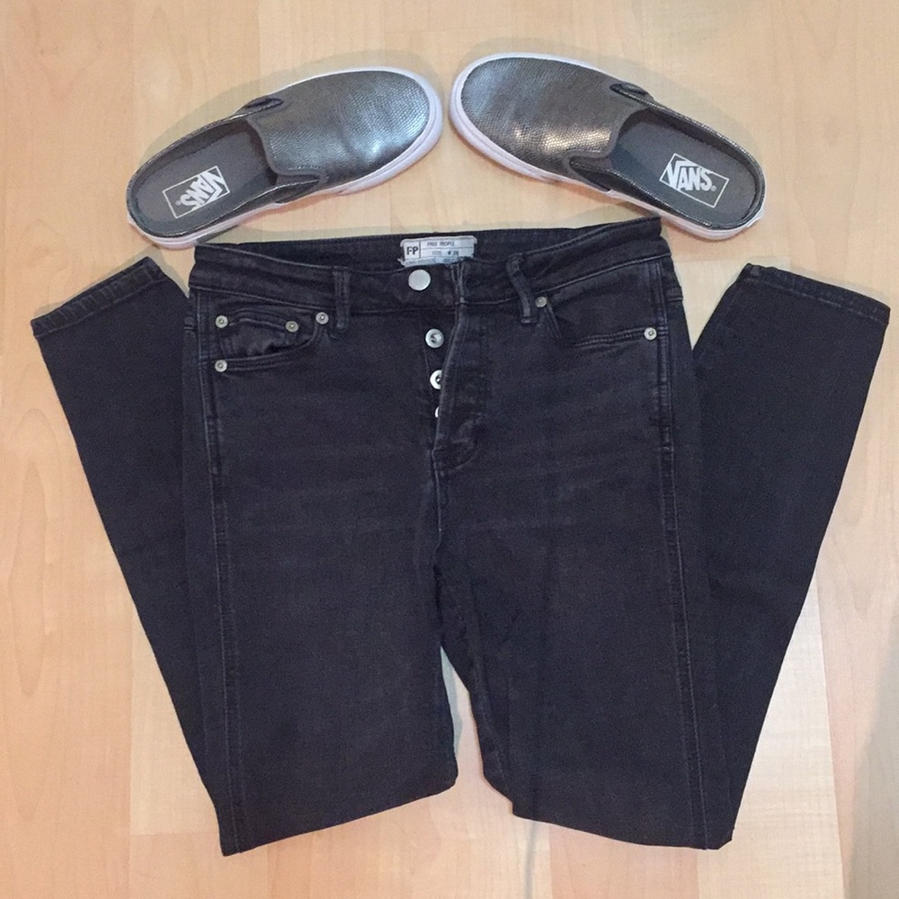 High wasted free people jeans