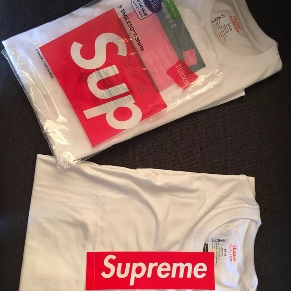 Supreme Plain White T-Shirt - Picture 4 of 4