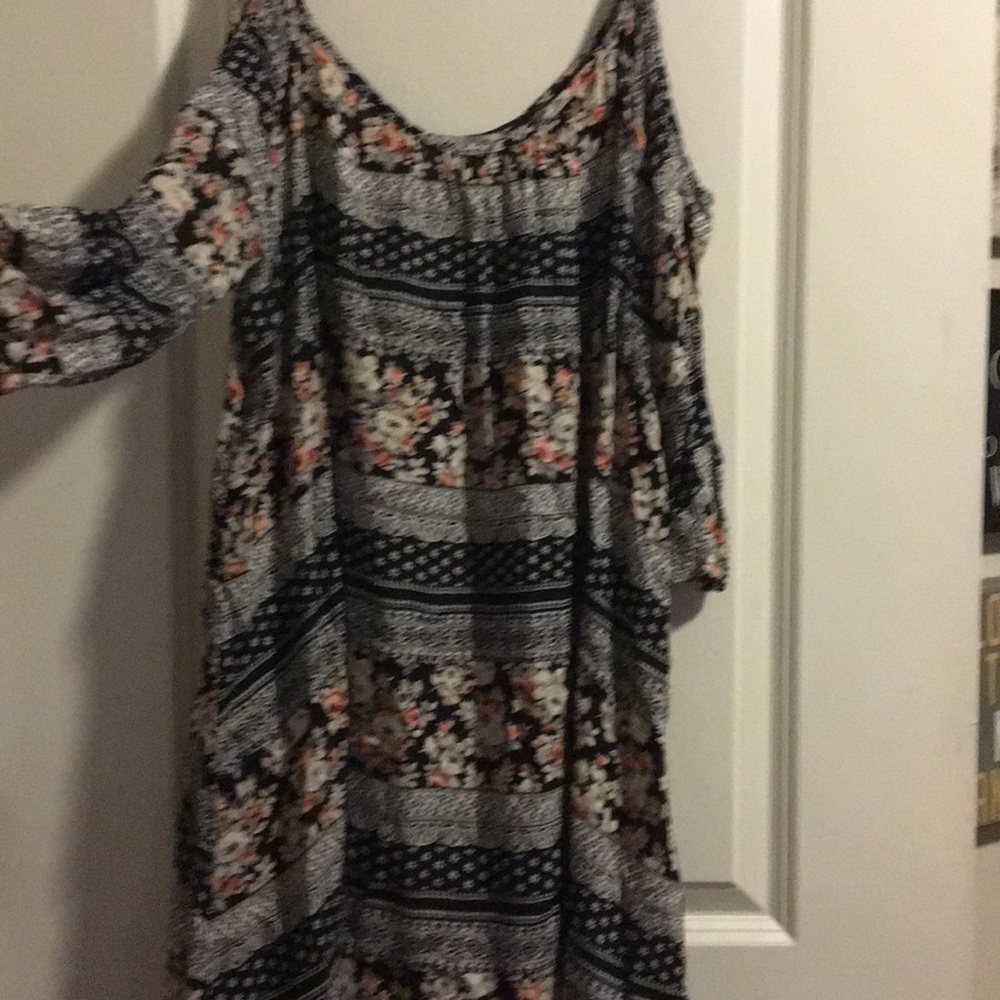 Off the shoulder floral dress