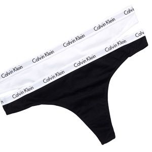 {Calvin Klein} Black Thong