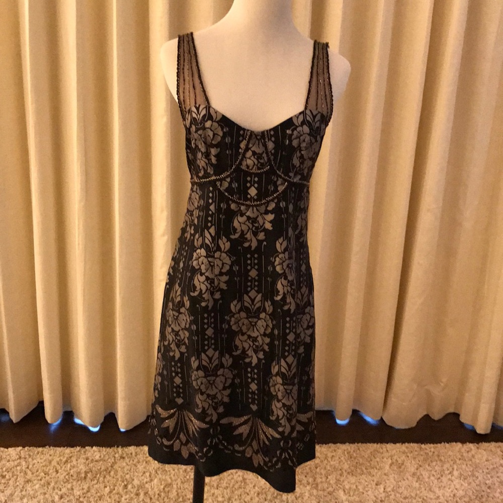 silk evening dress