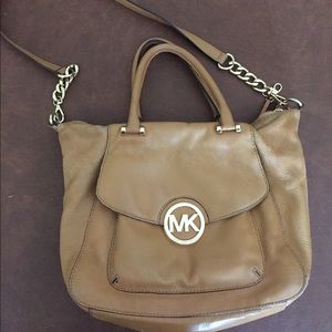 Pre loved Michael Kors leather satchel