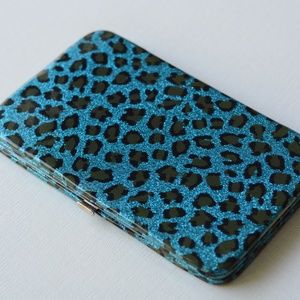 Sparkly Leopard Print Wallet