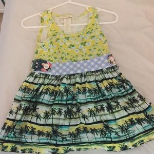 Matilda Jane dress Hawaiian print 12 month