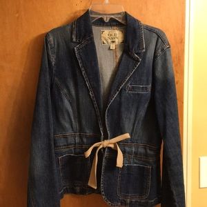 Denim blazer