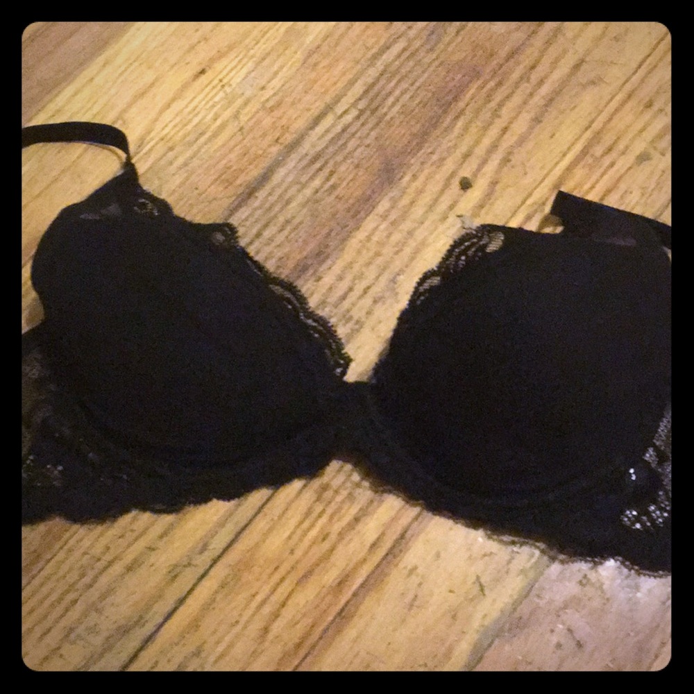 Natori Feathers Contour Bra Black 30DD