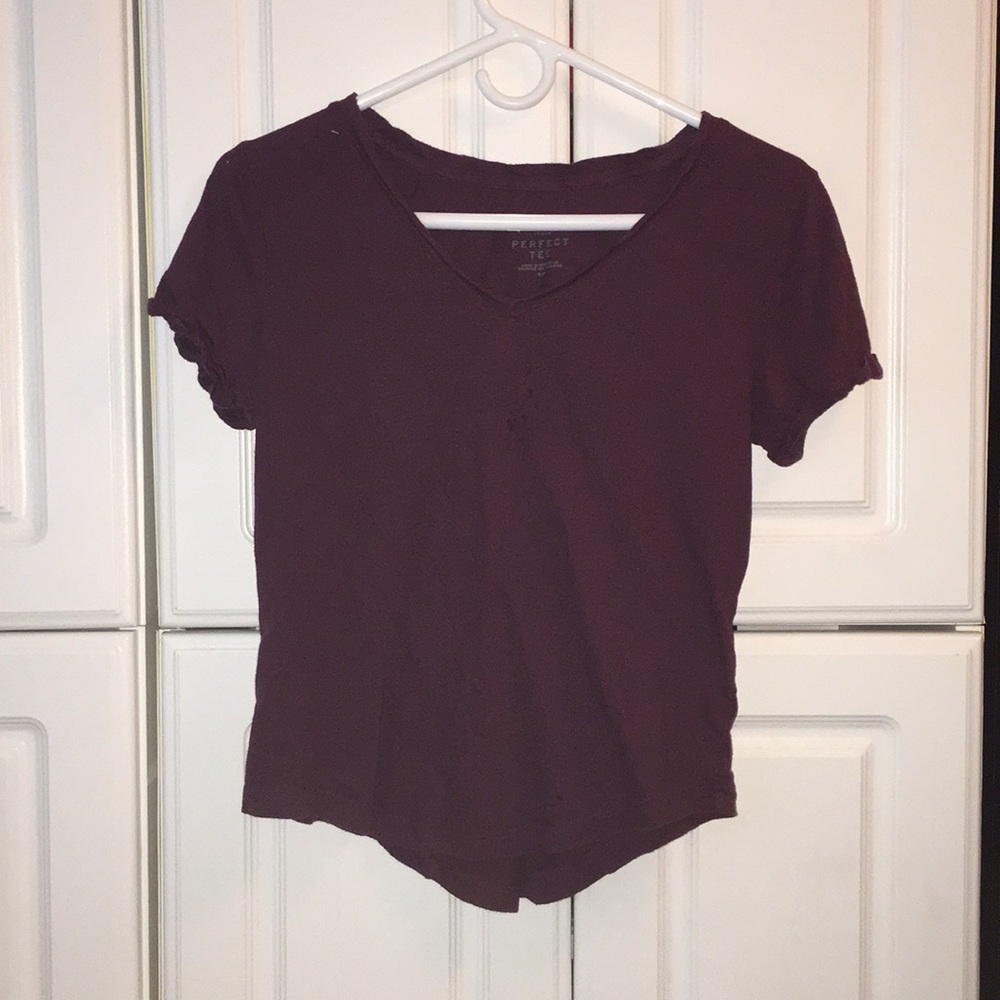 maroon shirt, never worn