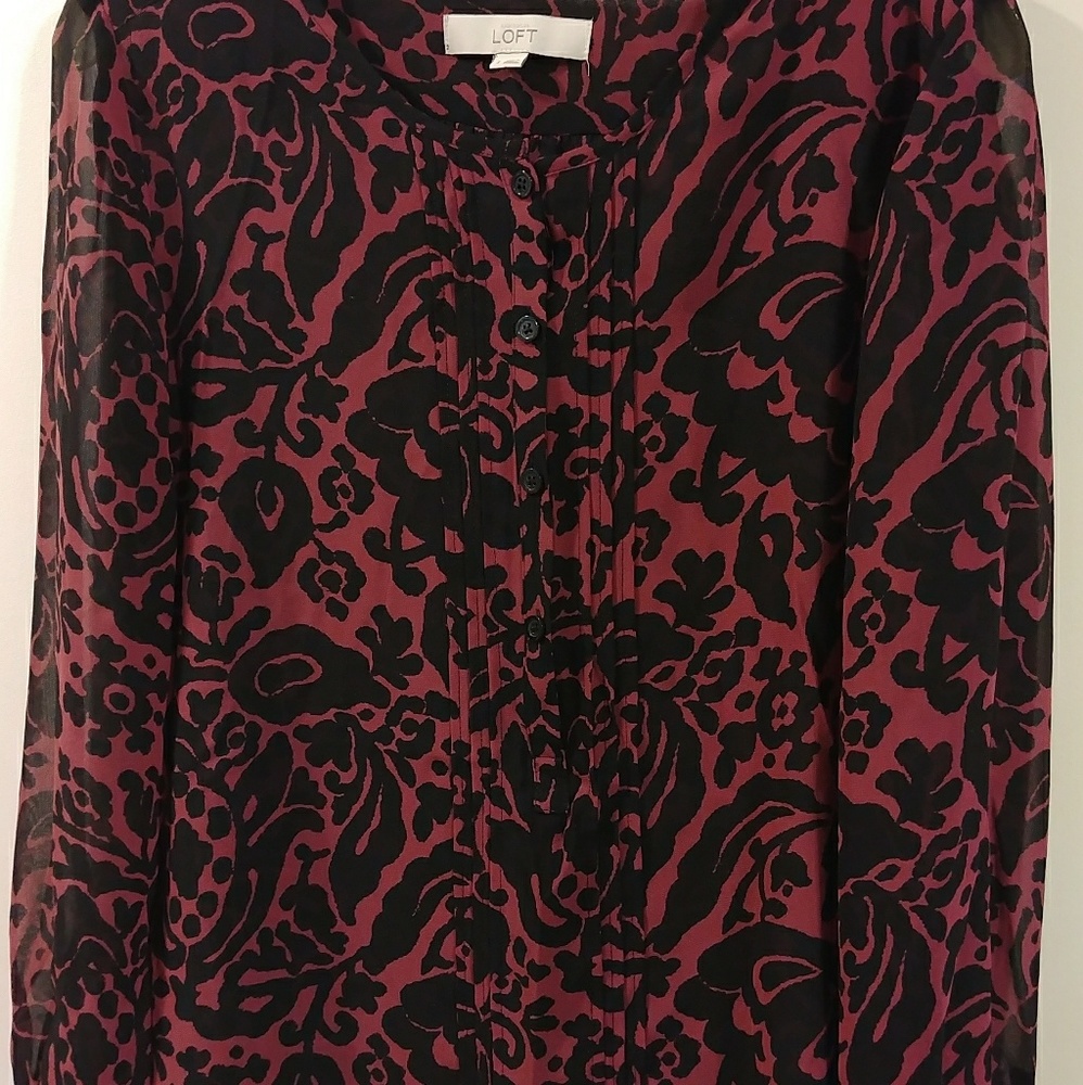 Long sleeve blouse