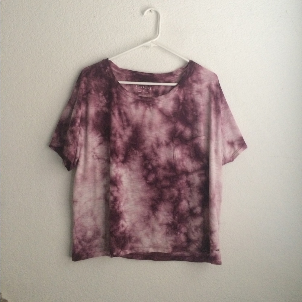 Tie dye American eagle shirt. Size large