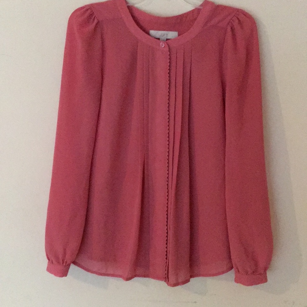 Ann Taylor Loft button up Blouse