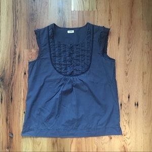 Old Navy sleeveless cotton bib top in navy size M