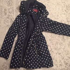 Merona (target) polka dot rain jacket