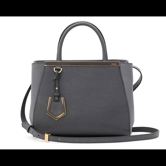Fendi Handbags - Fendi petite 2jours in gray