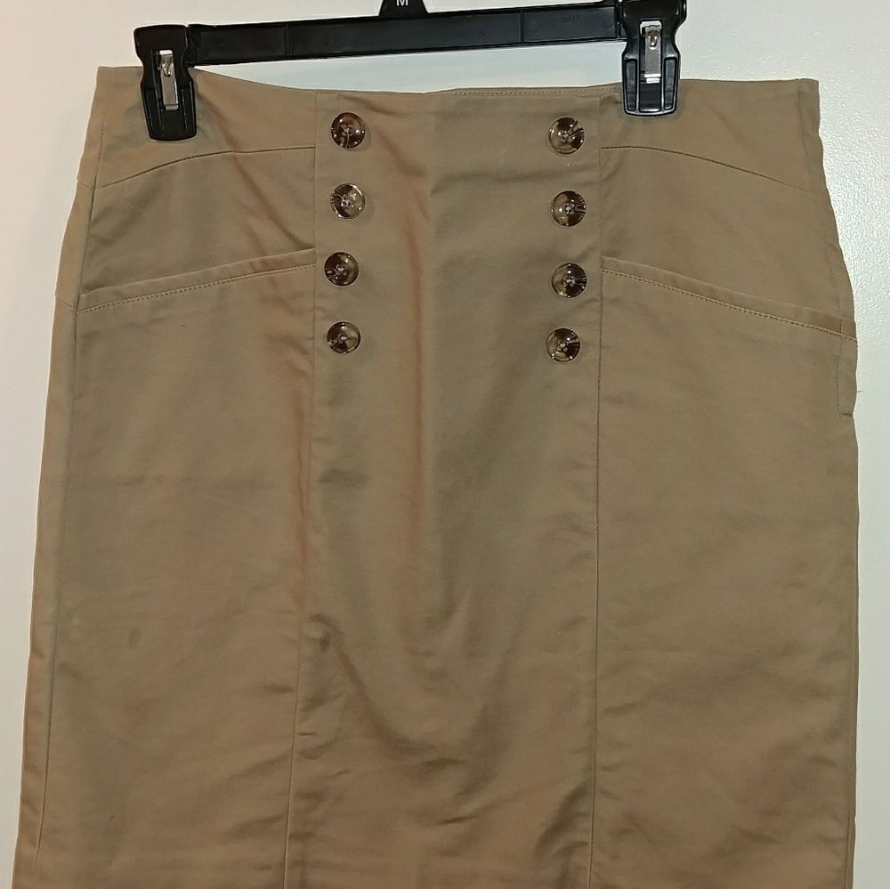 Khaki skirt