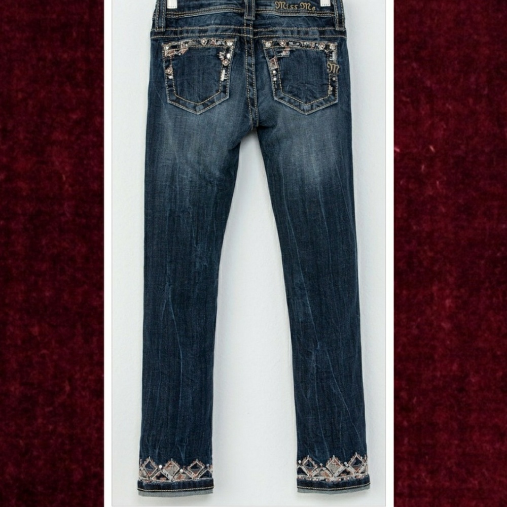 🔴SOLD🔴🎉HP🎉MISS ME GIRLS GLAM CUFF JEAN